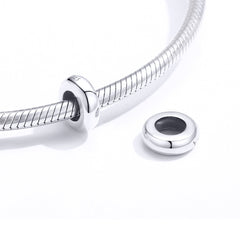 Simple Silver Spacer Charm