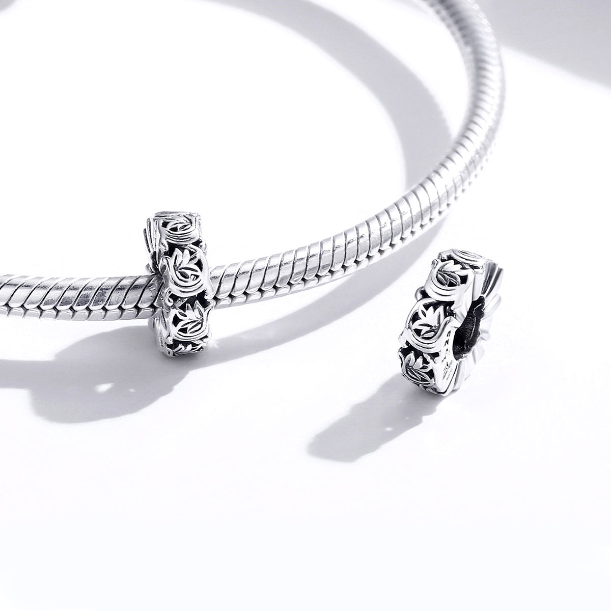 Vintage Vine Spacer Charm