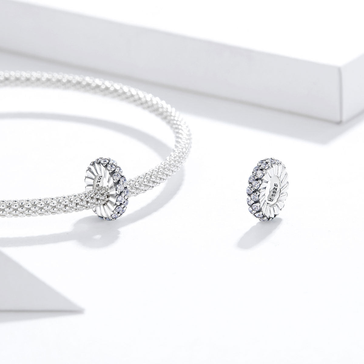 Sparkly Spacer Charm