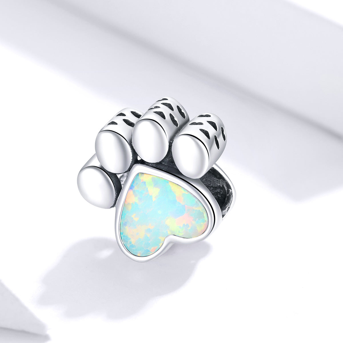 Iridescent Paw Print Charm - Lullaboo