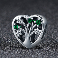 Tree of Life Heart Charm