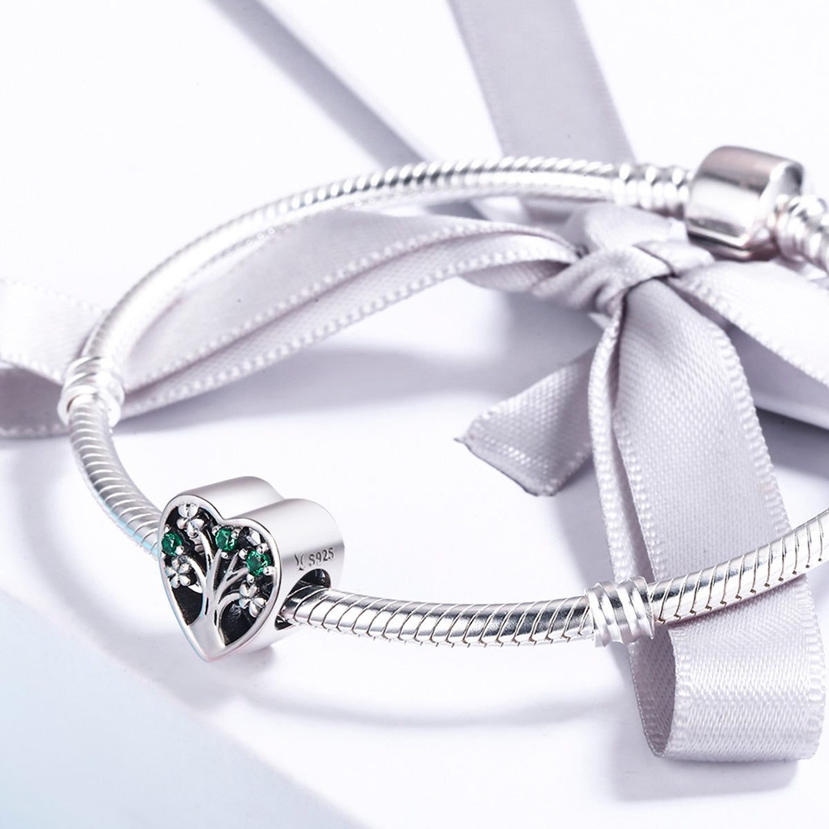 Tree of Life Heart Charm