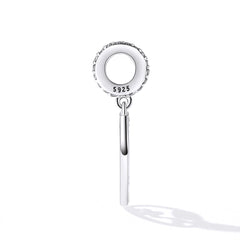 Face Line Drawing Dangle Charm