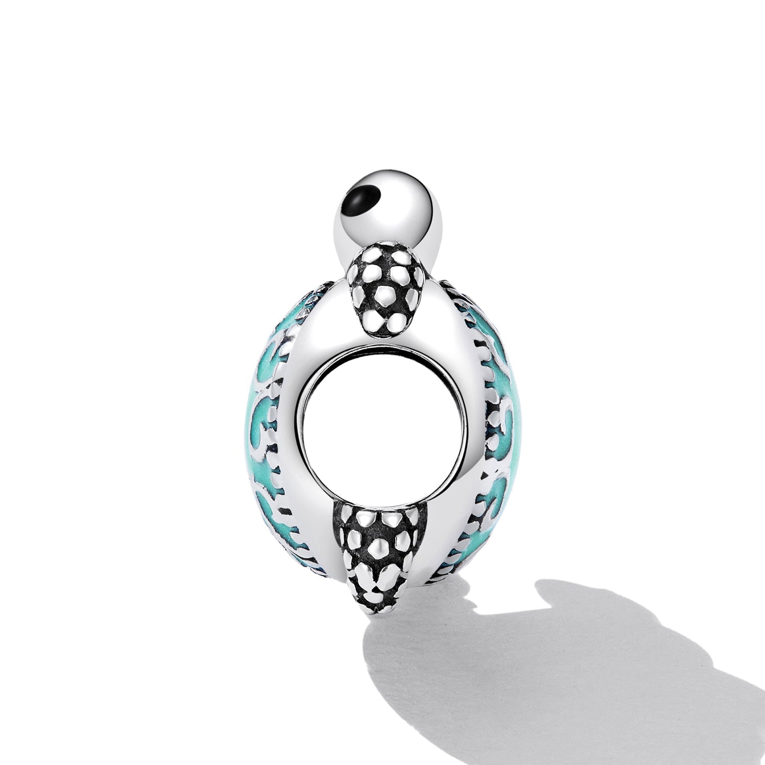 Aqua Turtle Charm