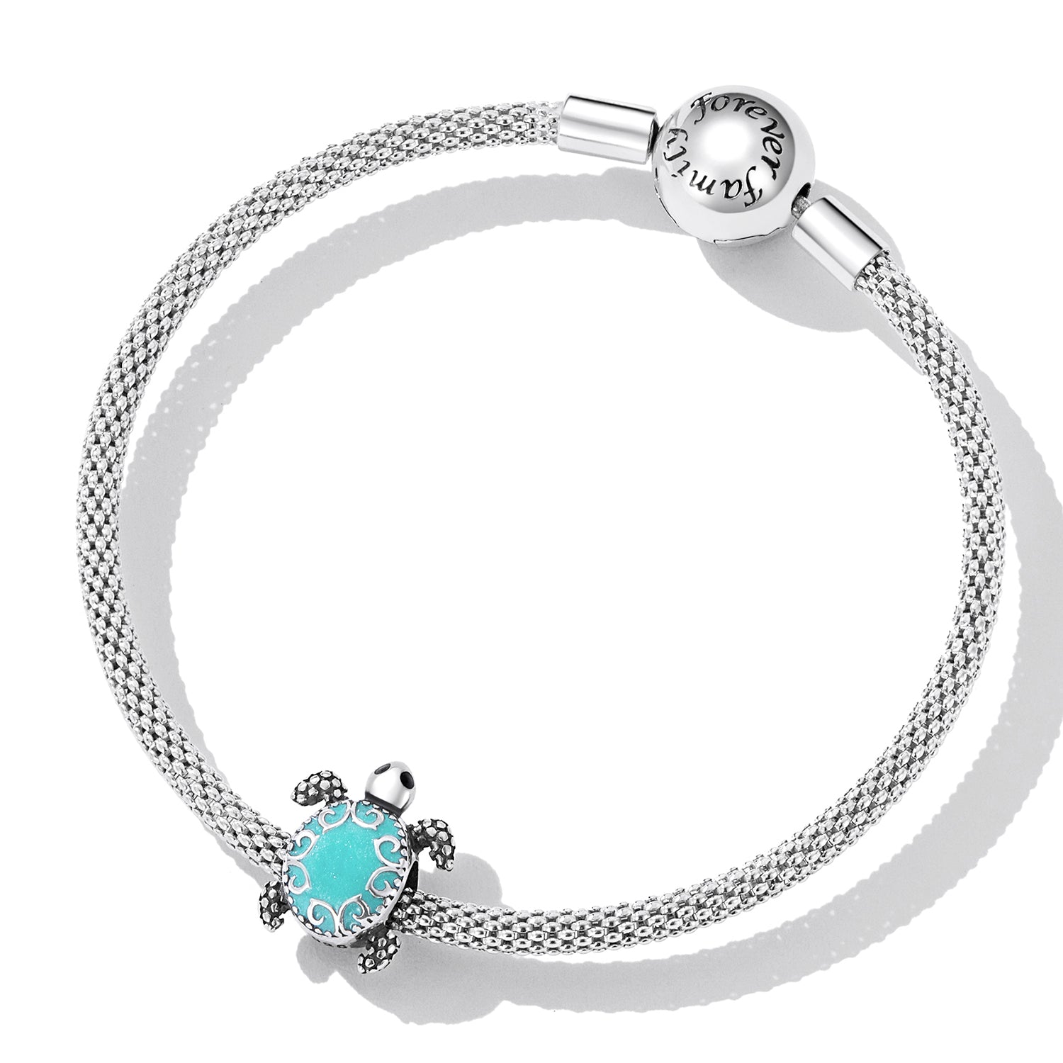 Aqua Turtle Charm