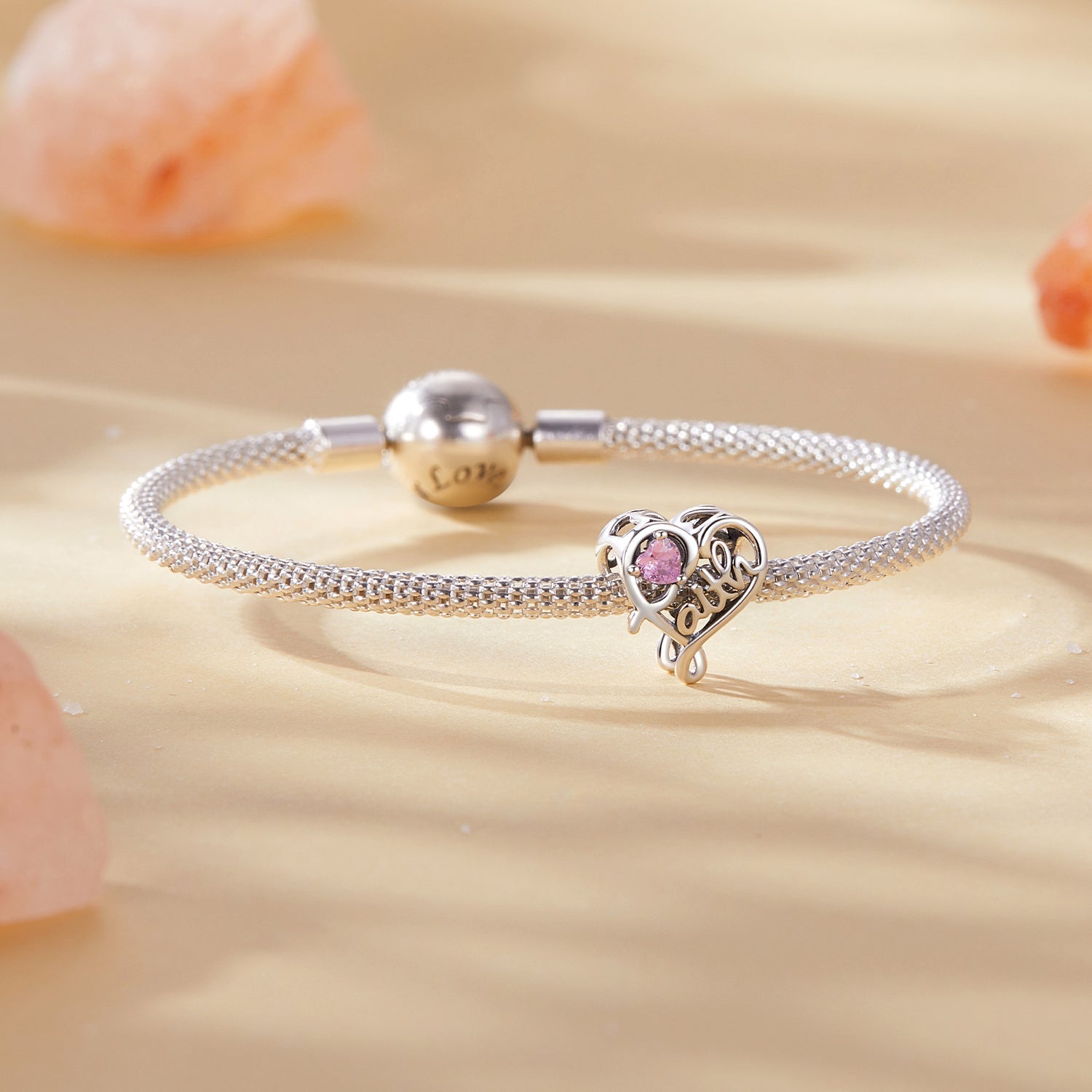 Faith Heart Charm - Lullaboo