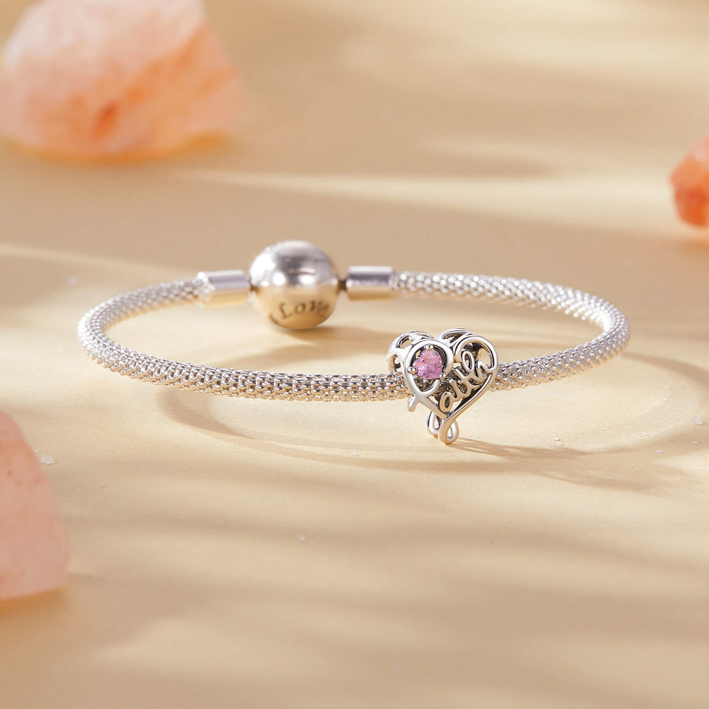 Faith Heart Charm - Lullaboo