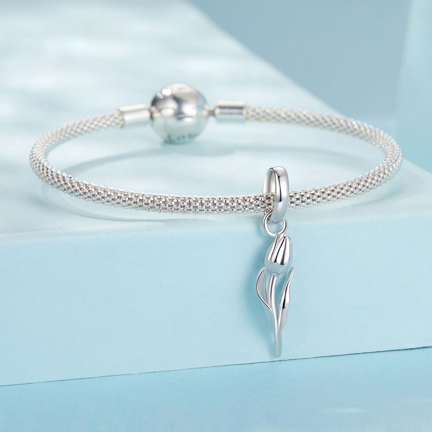 Tulip Flower Dangle Charm