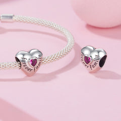 Forever Family Heart Charm