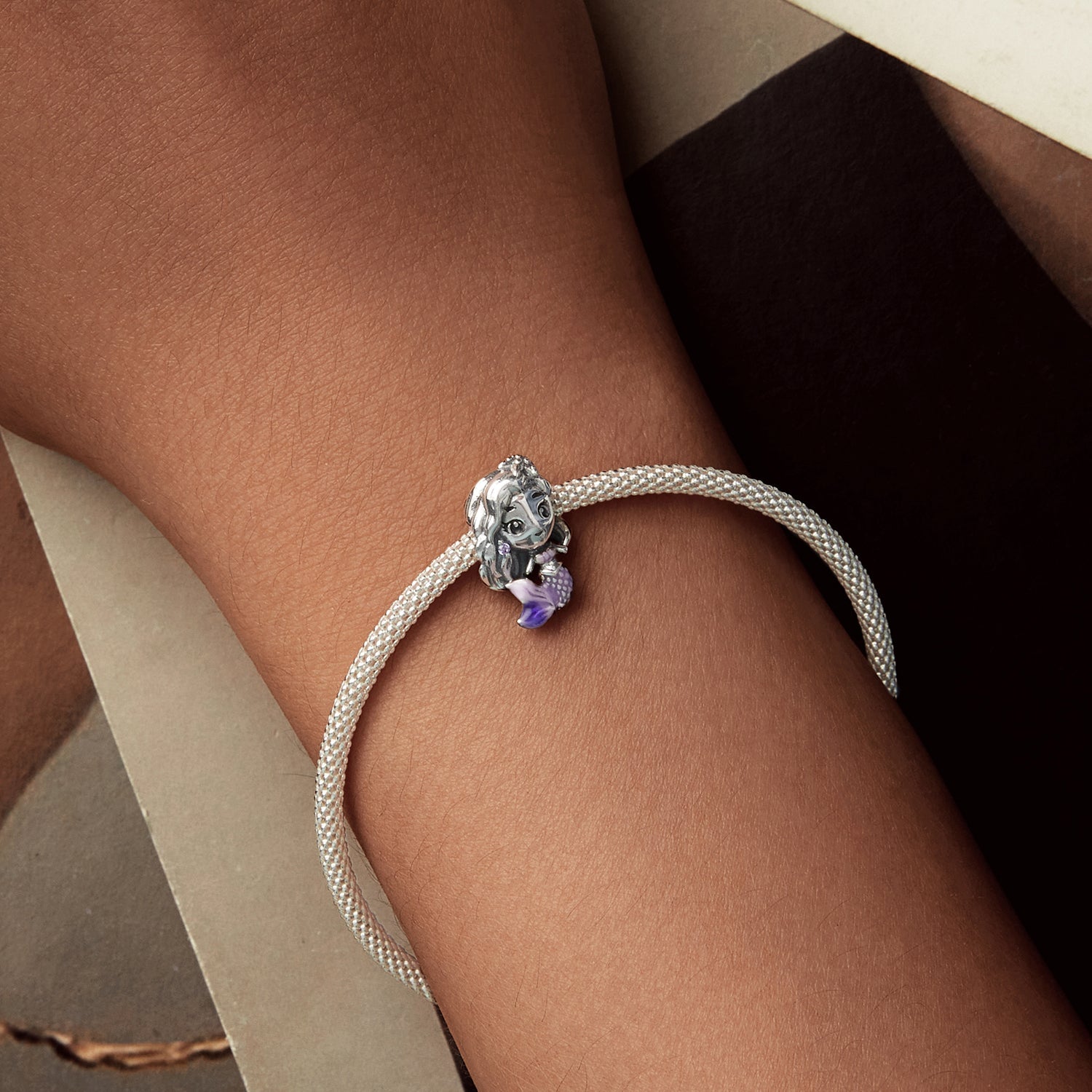 Purple Mermaid Charm