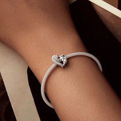 Dog Lover Heart Charm