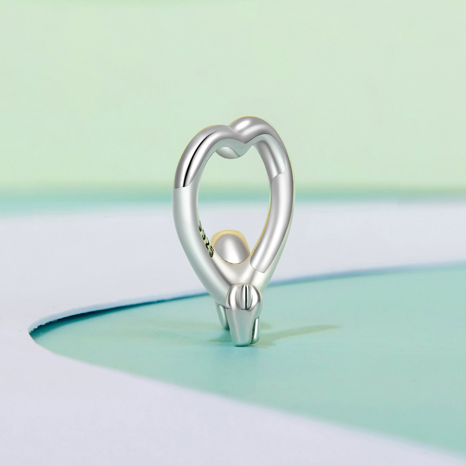 Dachshund Heart Charm