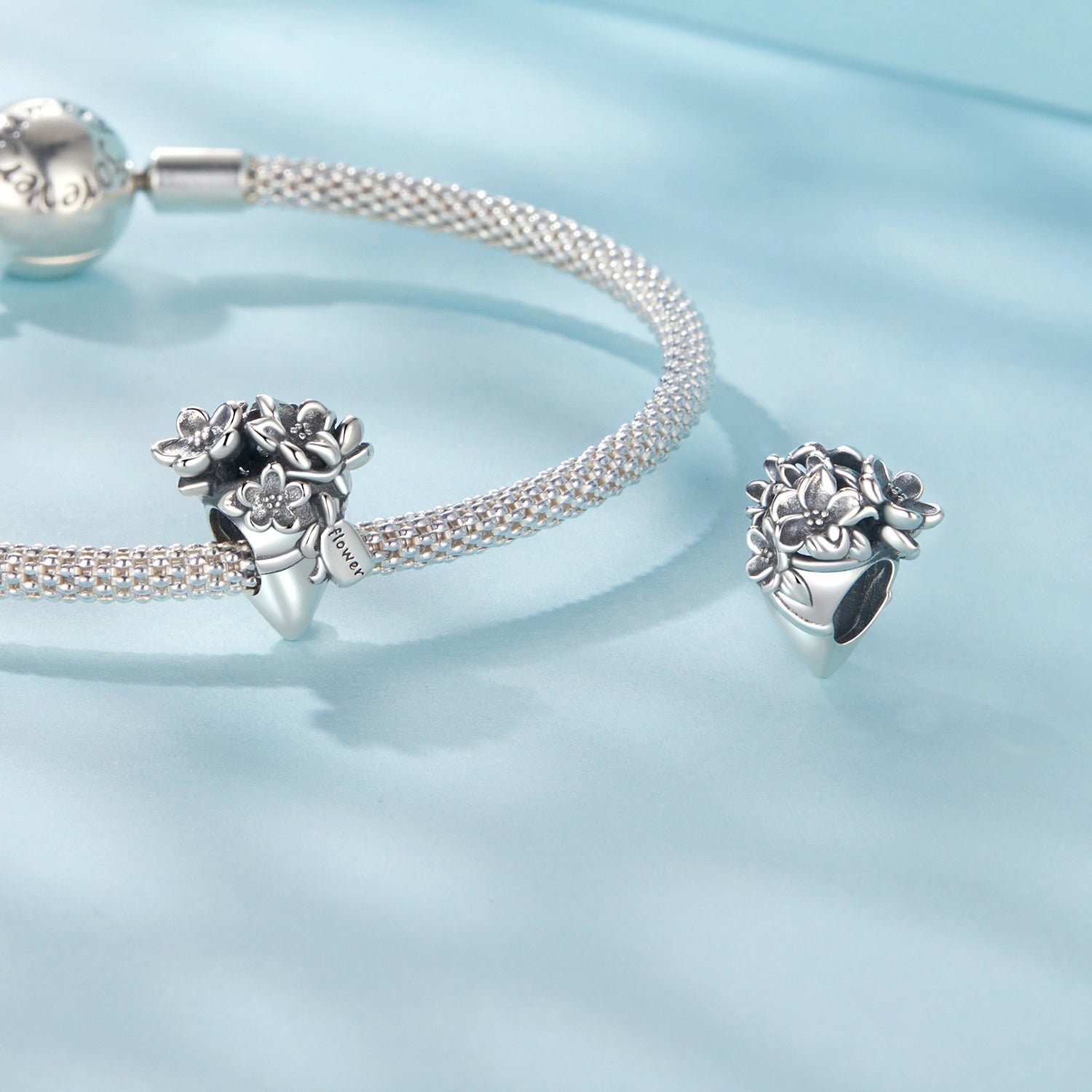 Bouquet Of Flowers Charm