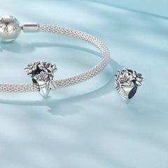 Bouquet Of Flowers Charm