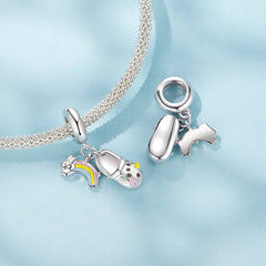 Clog Rainbow Dangle Charm