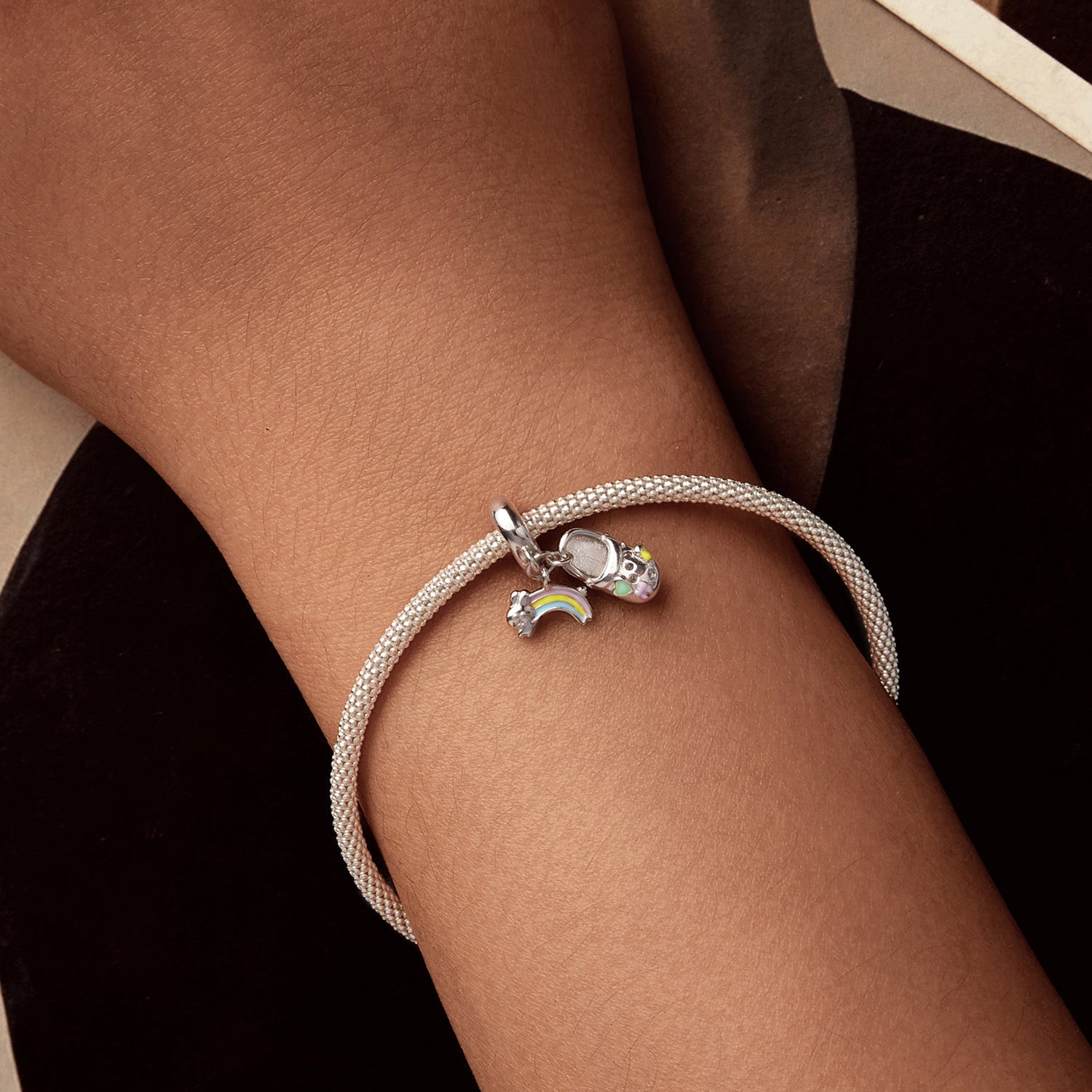 Clog Rainbow Dangle Charm