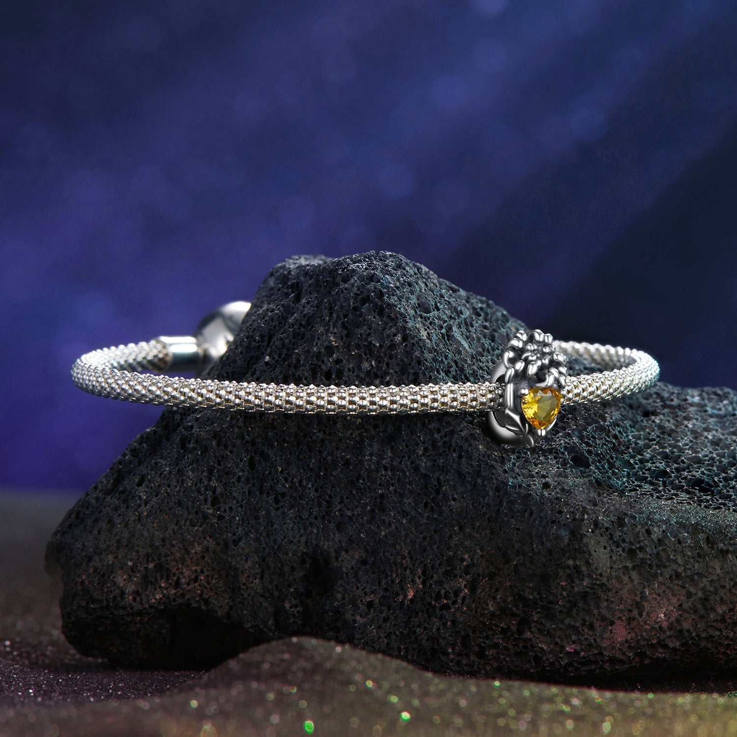 November Birth Flower Charm