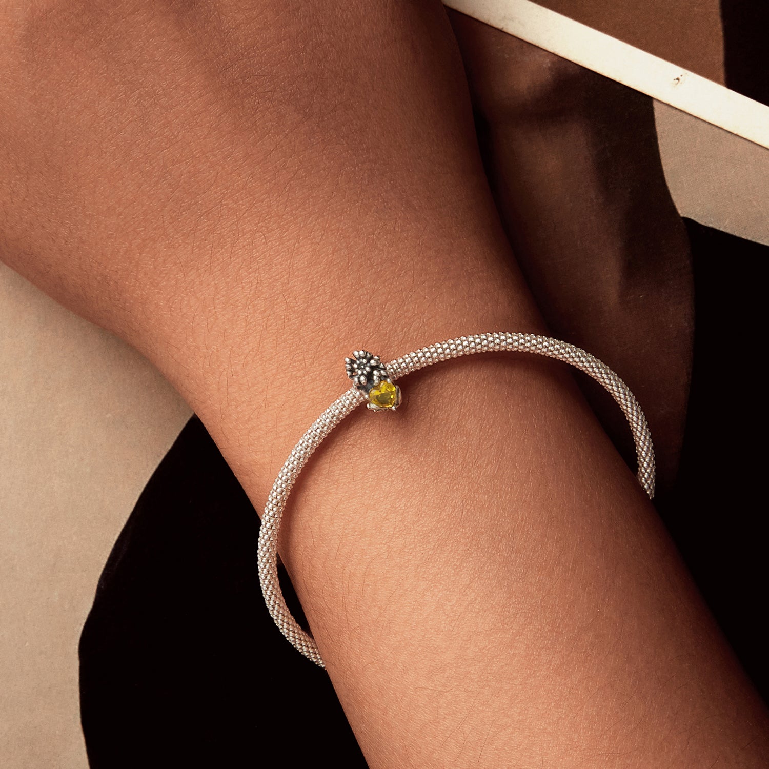 November Birth Flower Charm