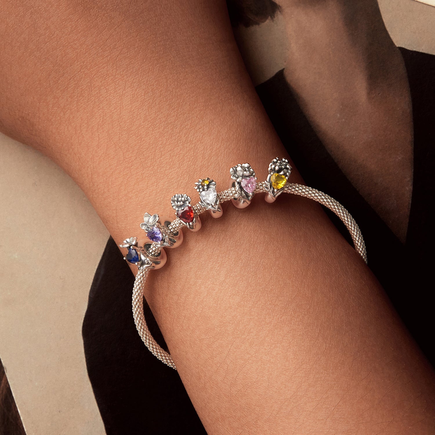 November Birth Flower Charm