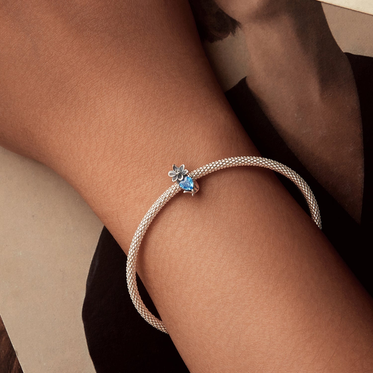 March Birth Flower Charm