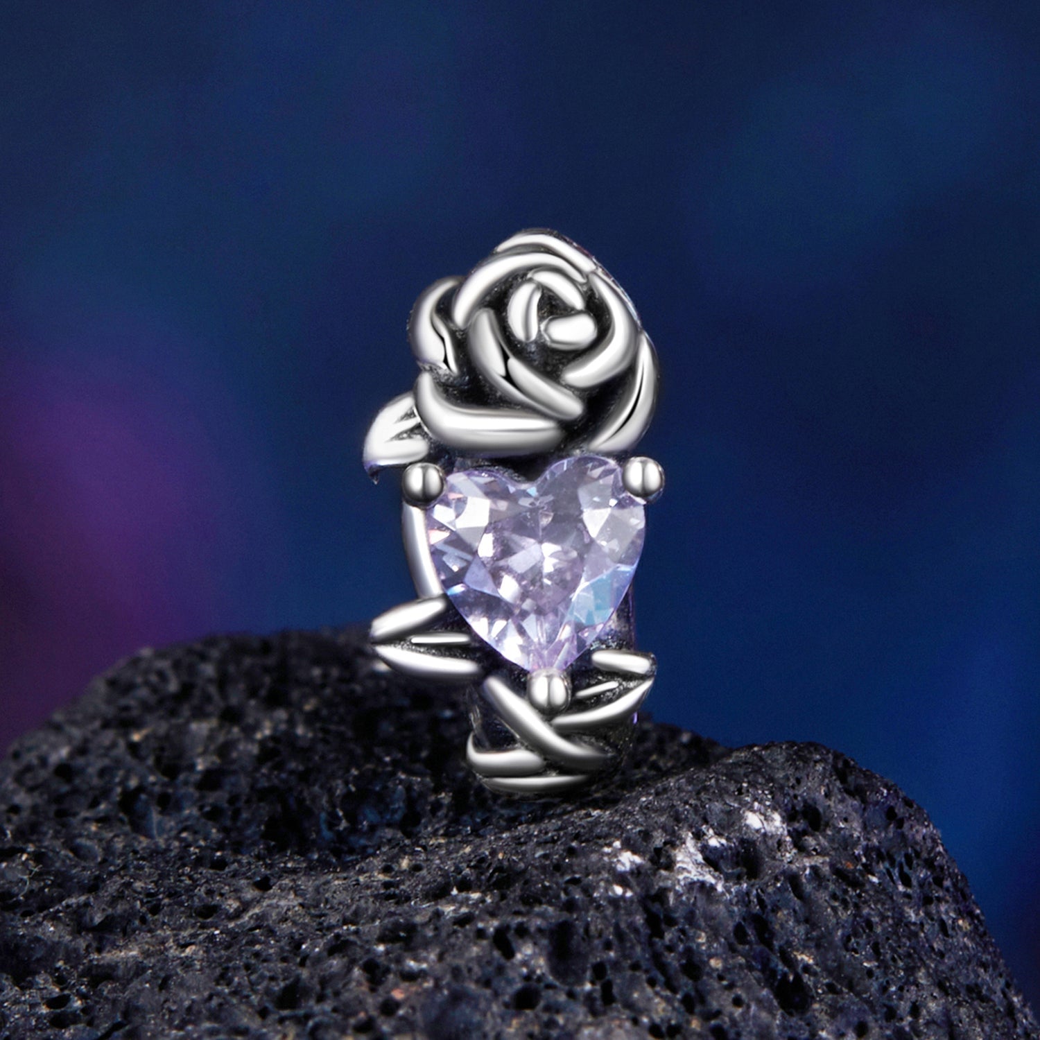 June Birth Flower Charm