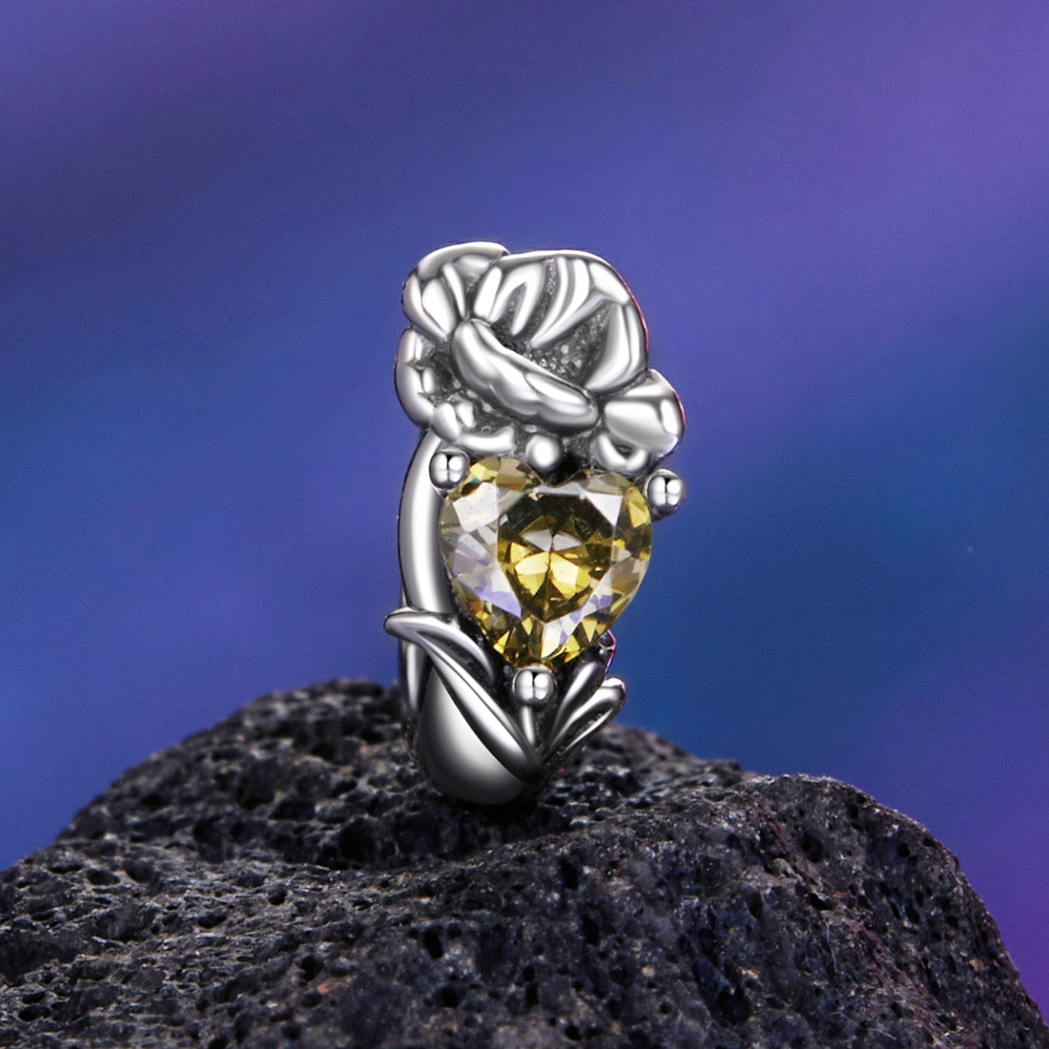 August Birth Flower Charm