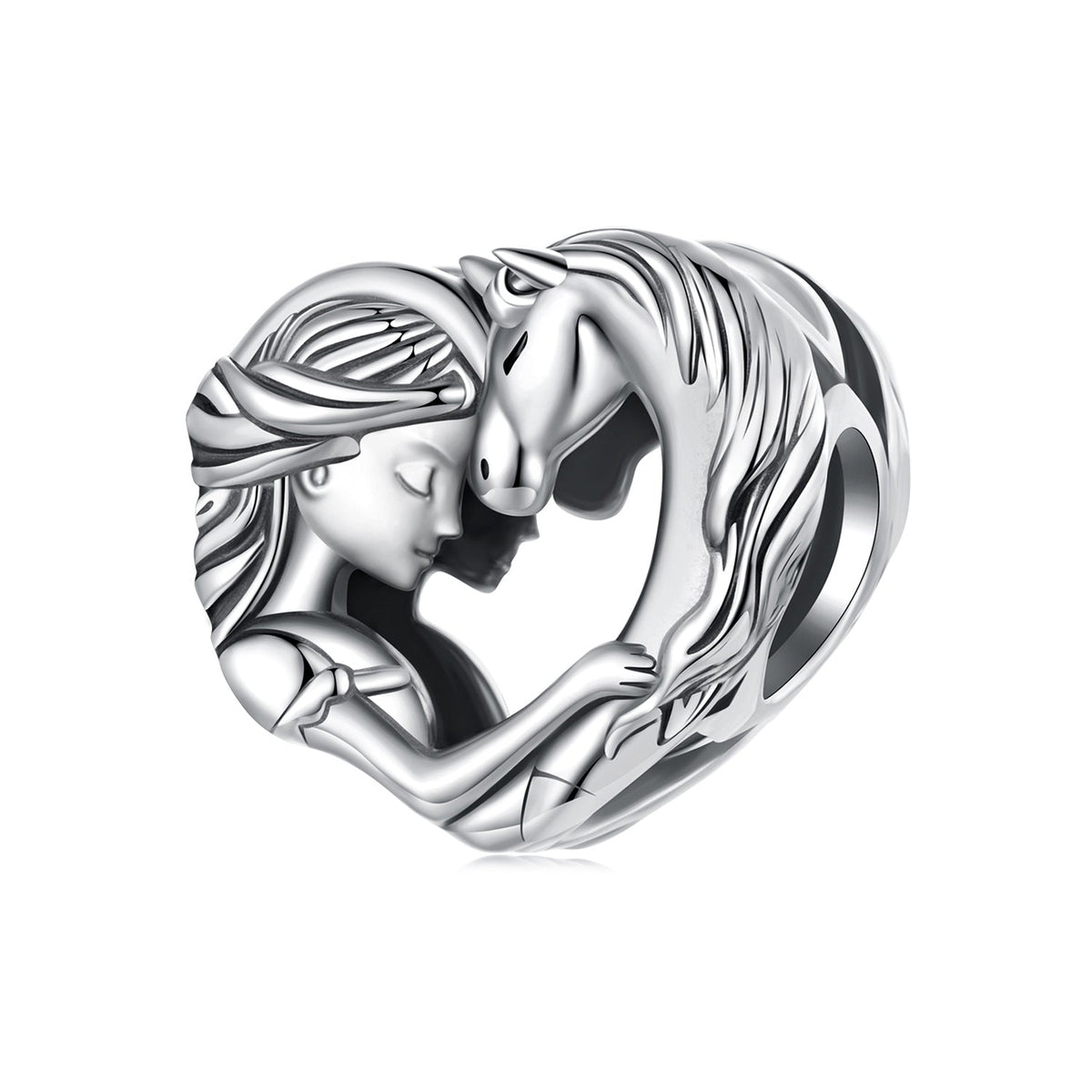 Horse Lover Heart Charm
