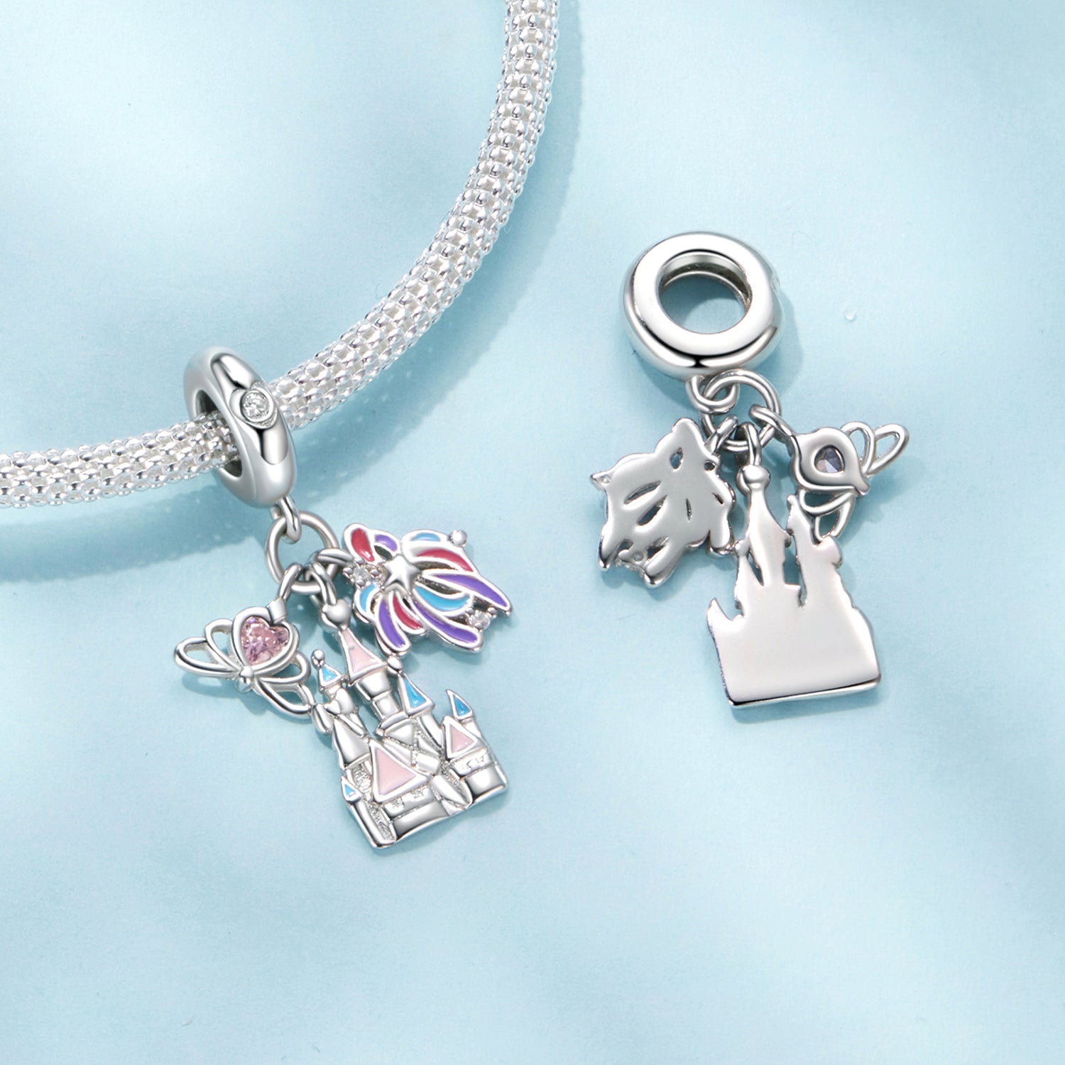 Fireworks Castle Dangle Charm