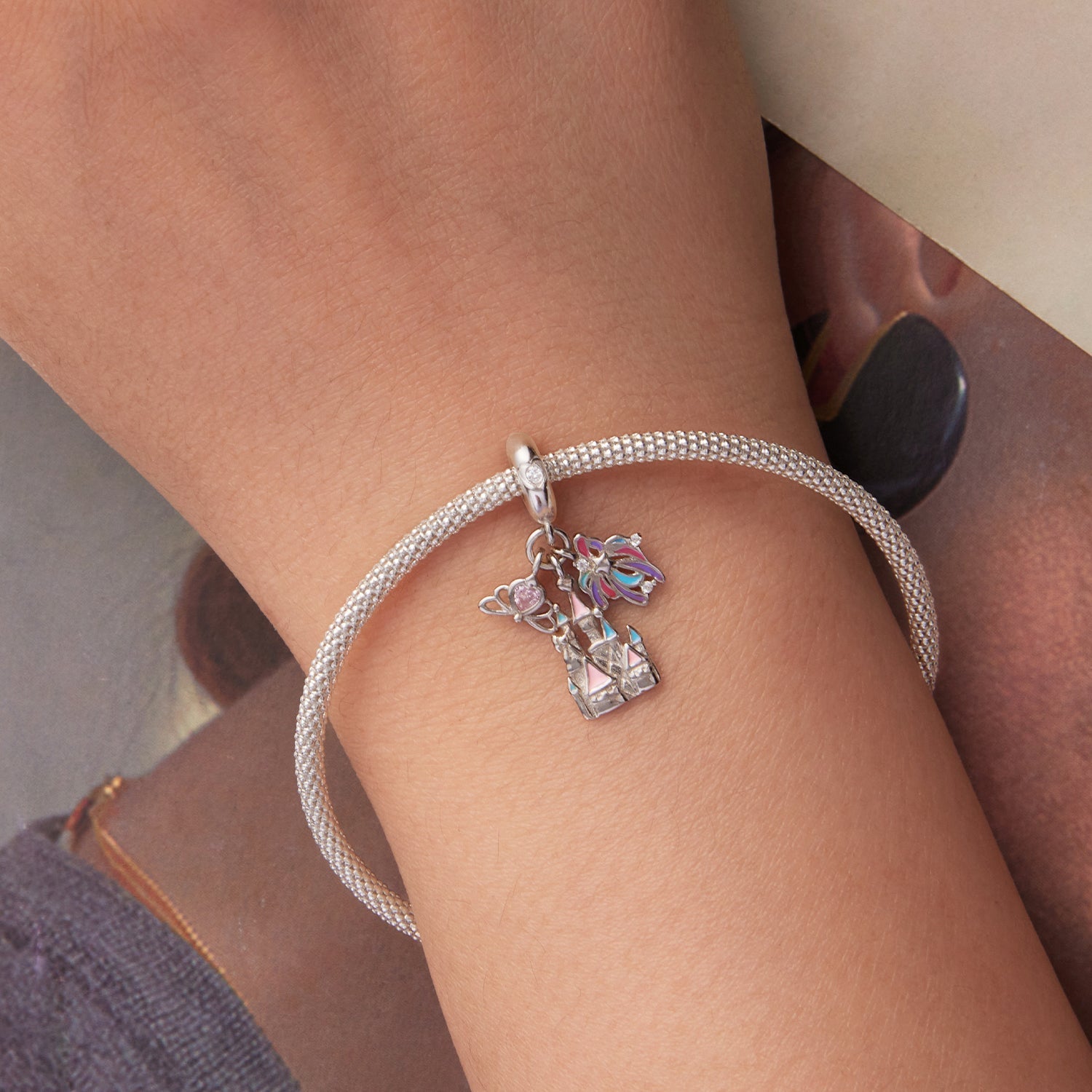 Fireworks Castle Dangle Charm