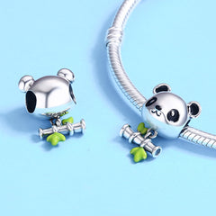 Panda & Bamboo Charm - Lullaboo