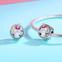 Rainbow Unicorn Charm