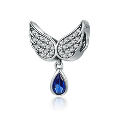 Angel Wings CZ Charm