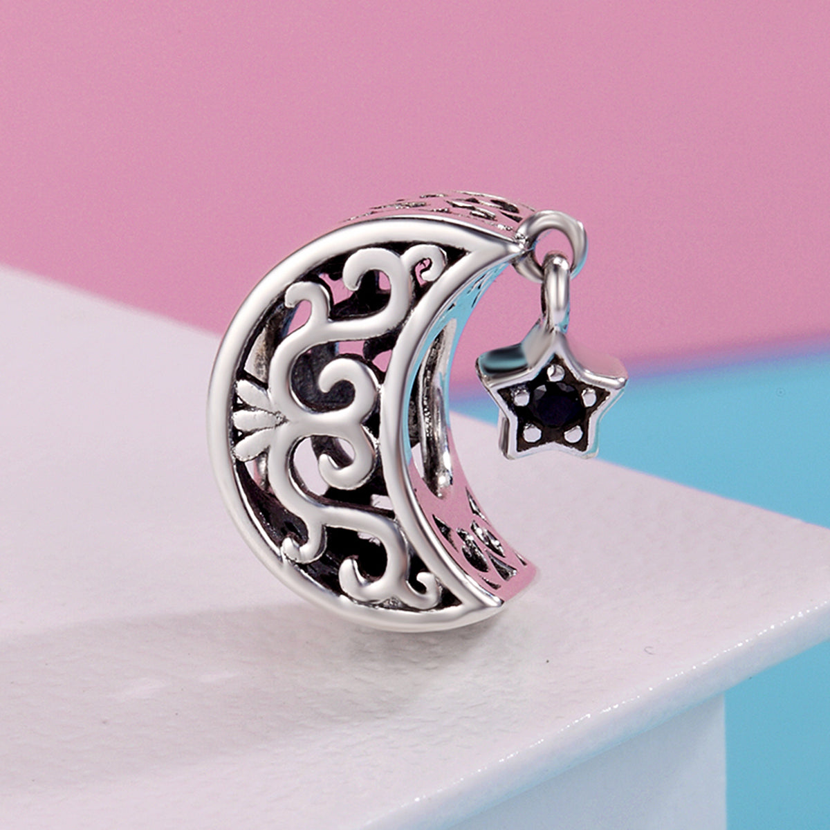 Half Moon & Star Charm