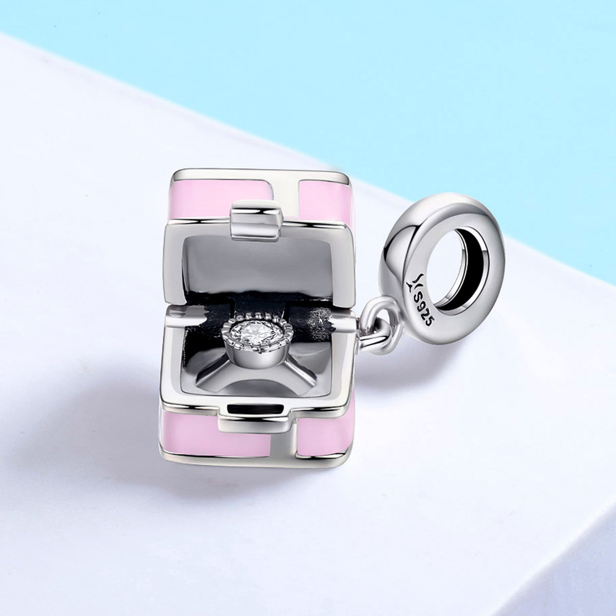 Engagement Box Charm
