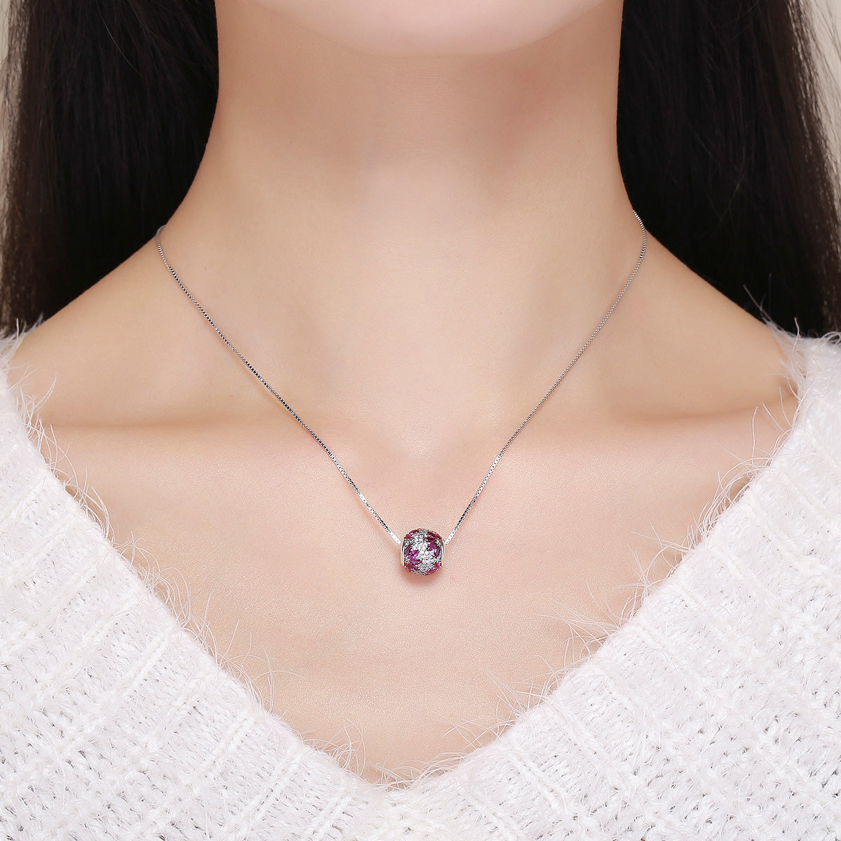 Fuchsia Flower Charm - Lullaboo