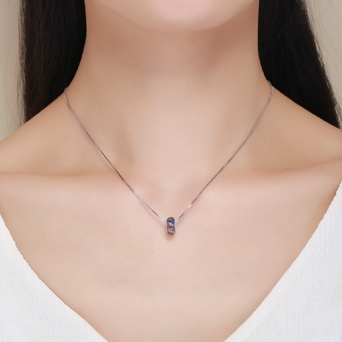 Rainbow Spacer Charm