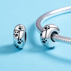 Paw Print Spacer Charm - Lullaboo