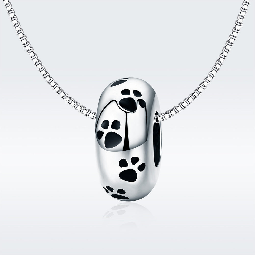 Paw Print Spacer Charm - Lullaboo