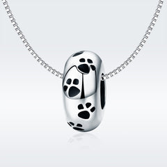Paw Print Spacer Charm - Lullaboo