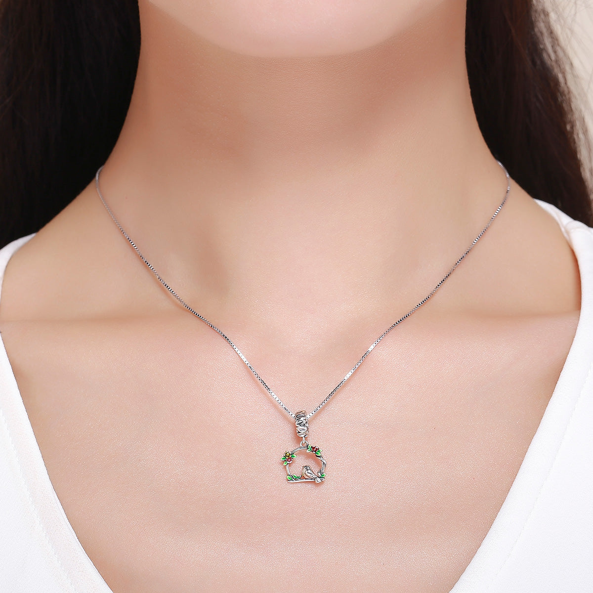 Bird Wreath Charm - Lullaboo