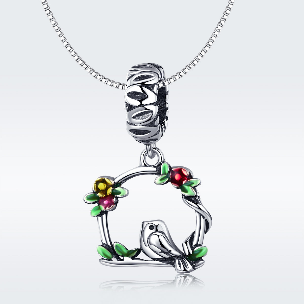 Bird Wreath Charm - Lullaboo