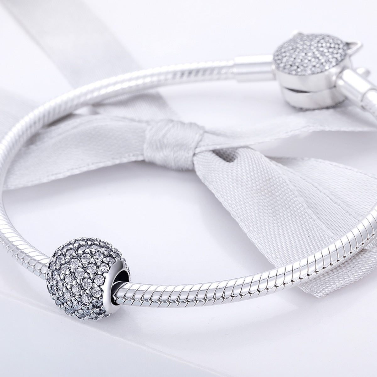 Silver Light Sparkles Charm