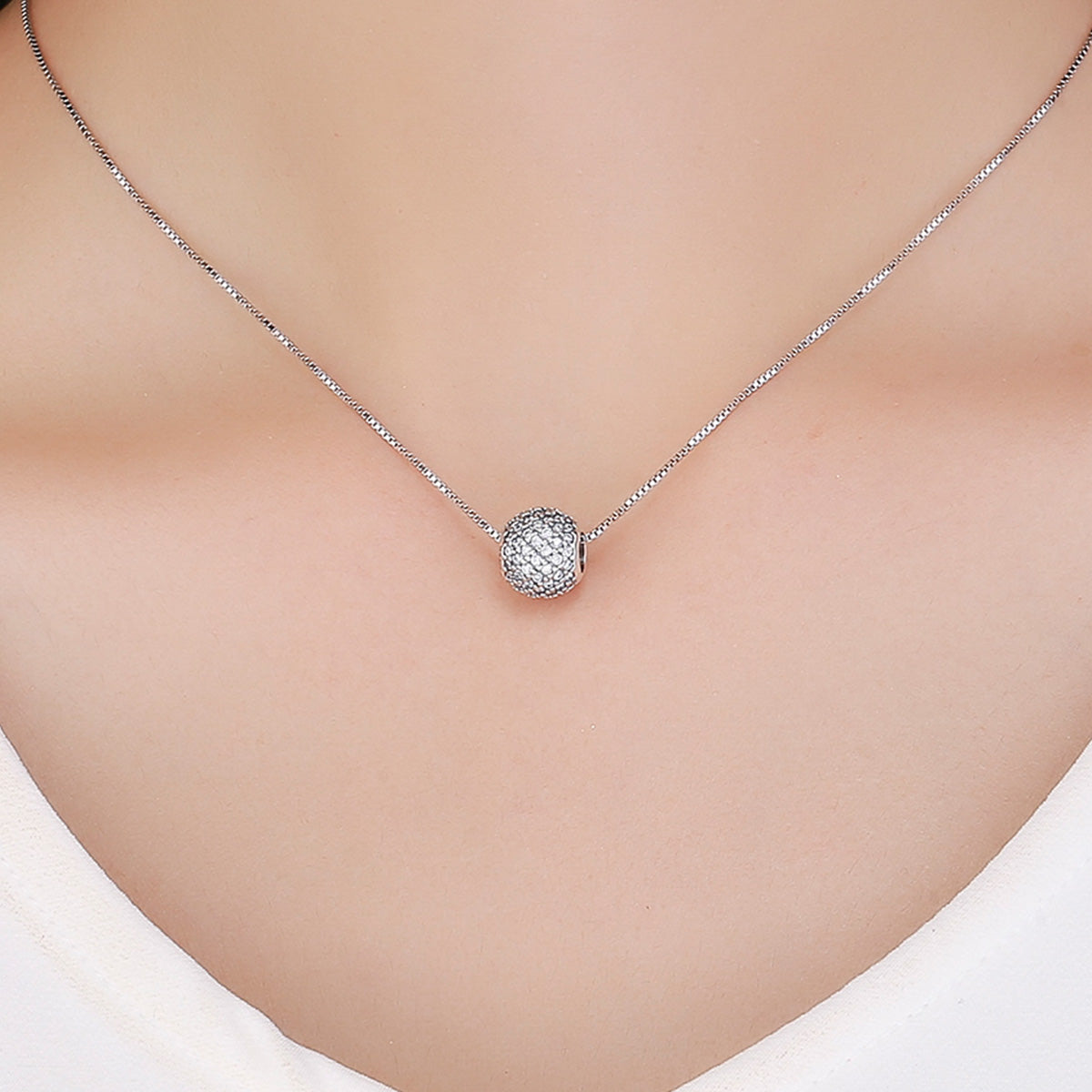 Silver Light Sparkles Charm