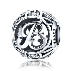 Letter B Pandora Charm NZ | Lullaboo