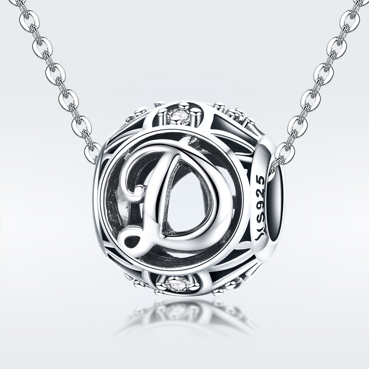 Classic Letter D Charm - Lullaboo