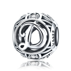 Letter D Pandora Charm NZ | Lullaboo