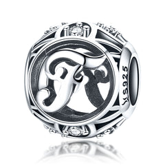 Letter F Pandora Charm NZ | Lullaboo