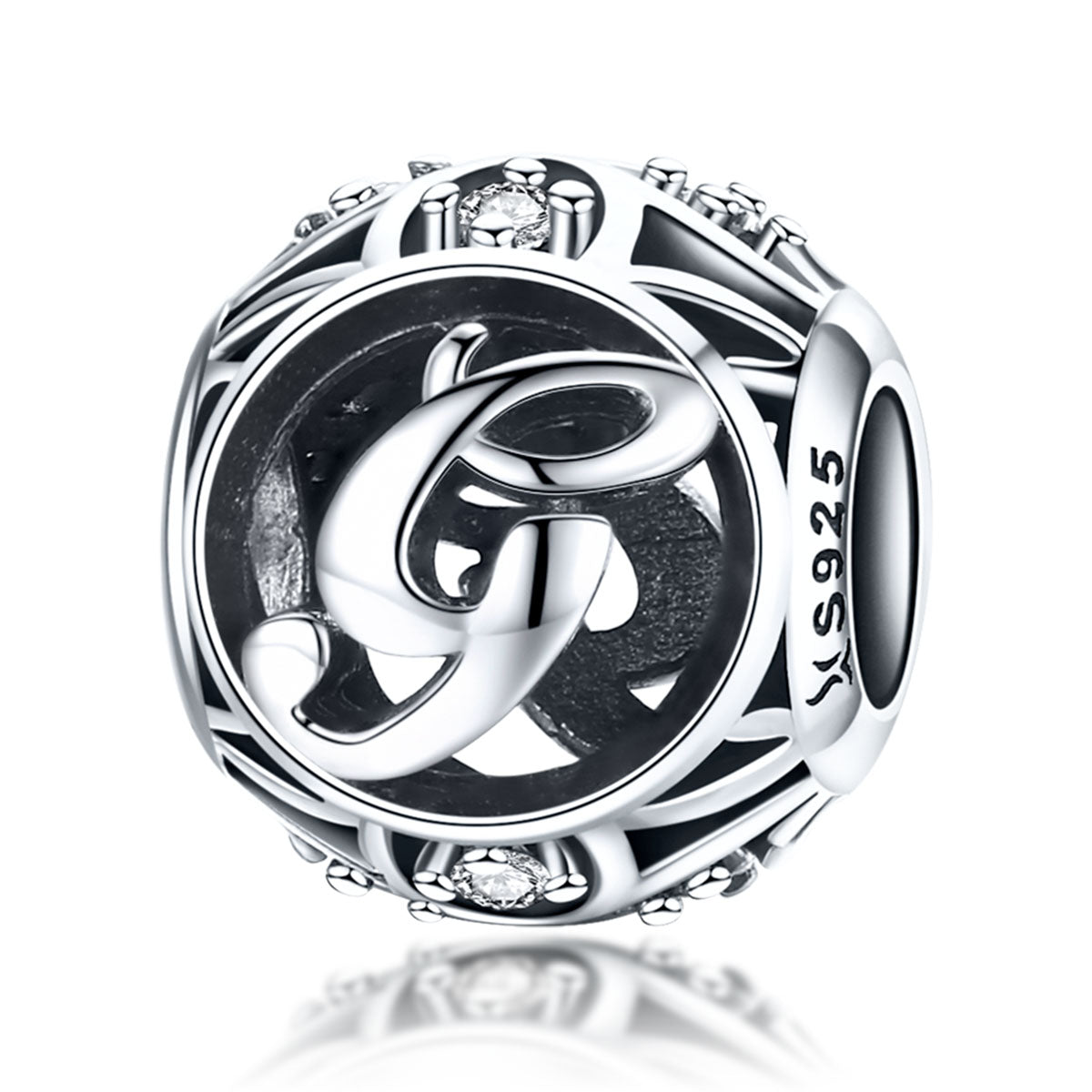 Letter G Pandora Charm NZ | Lullaboo