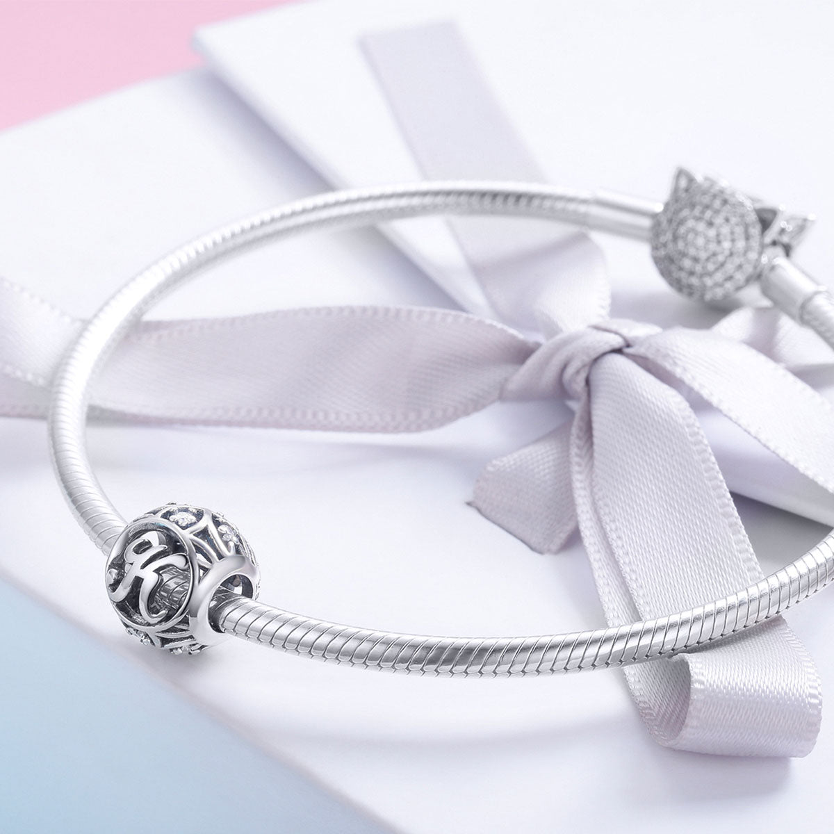 Classic Letter K Charm - Lullaboo