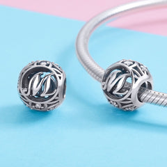 Classic Letter M Charm - Lullaboo